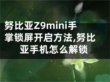 努比亞Z9mini手掌鎖屏開啟方法,努比亞手機怎么解鎖