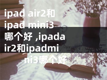 ipad air2和ipad mini3哪個(gè)好 ,ipadair2和ipadmini3哪個(gè)好