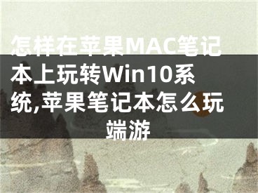 怎樣在蘋果MAC筆記本上玩轉Win10系統(tǒng),蘋果筆記本怎么玩端游