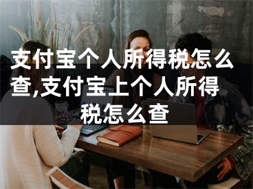 支付寶個人所得稅怎么查,支付寶上個人所得稅怎么查