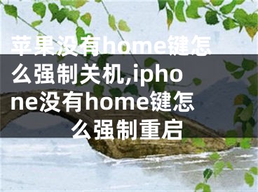 蘋(píng)果沒(méi)有home鍵怎么強(qiáng)制關(guān)機(jī),iphone沒(méi)有home鍵怎么強(qiáng)制重啟