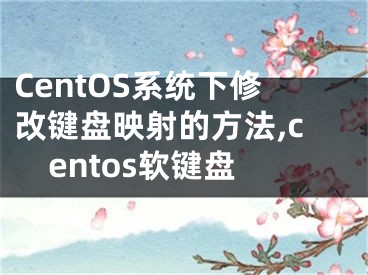 CentOS系統(tǒng)下修改鍵盤映射的方法,centos軟鍵盤