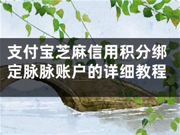 支付寶芝麻信用積分綁定脈脈賬戶的詳細(xì)教程