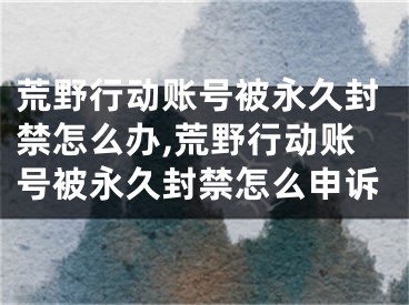 荒野行動賬號被永久封禁怎么辦,荒野行動賬號被永久封禁怎么申訴