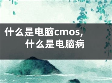 什么是電腦cmos,什么是電腦病