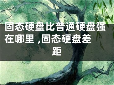 固態(tài)硬盤比普通硬盤強(qiáng)在哪里 ,固態(tài)硬盤差距