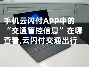 手機(jī)云閃付APP中的“交通管控信息”在哪查看,云閃付交通出行