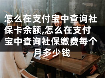 怎么在支付寶中查詢社?？ㄓ囝~,怎么在支付寶中查詢社保繳費(fèi)每個月多少錢