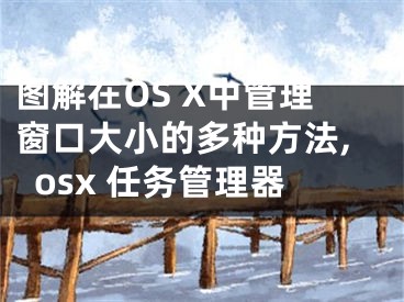 圖解在OS X中管理窗口大小的多種方法,osx 任務(wù)管理器