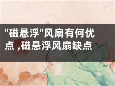 "磁懸浮"風(fēng)扇有何優(yōu)點(diǎn) ,磁懸浮風(fēng)扇缺點(diǎn)