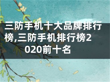 三防手機(jī)十大品牌排行榜,三防手機(jī)排行榜2020前十名