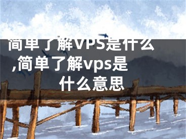 簡單了解VPS是什么 ,簡單了解vps是什么意思