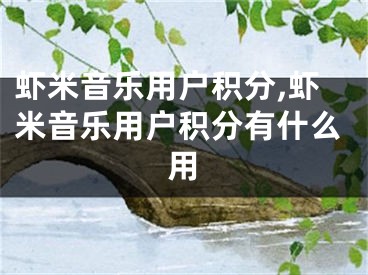 蝦米音樂用戶積分,蝦米音樂用戶積分有什么用