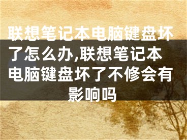 聯(lián)想筆記本電腦鍵盤壞了怎么辦,聯(lián)想筆記本電腦鍵盤壞了不修會有影響嗎