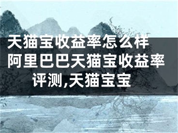 天貓寶收益率怎么樣 阿里巴巴天貓寶收益率評測,天貓寶寶