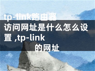 tp-link路由器訪問(wèn)網(wǎng)址是什么怎么設(shè)置 ,tp-link的網(wǎng)址