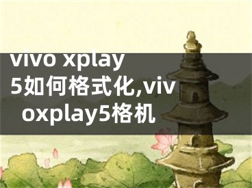 vivo xplay5如何格式化,vivoxplay5格機(jī)