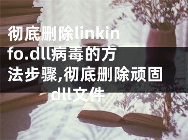 徹底刪除linkinfo.dll病毒的方法步驟,徹底刪除頑固dll文件