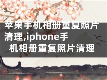 蘋果手機相冊重復(fù)照片清理,iphone手機相冊重復(fù)照片清理