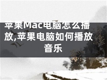 蘋果Mac電腦怎么播放,蘋果電腦如何播放音樂