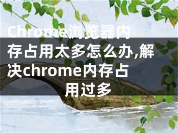 Chrome瀏覽器內(nèi)存占用太多怎么辦,解決chrome內(nèi)存占用過多