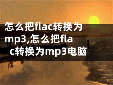 怎么把flac轉(zhuǎn)換為mp3,怎么把flac轉(zhuǎn)換為mp3電腦