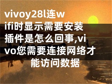 vivoy28l連wifi時(shí)顯示需要安裝插件是怎么回事,vivo您需要連接網(wǎng)絡(luò)才能訪問數(shù)據(jù)