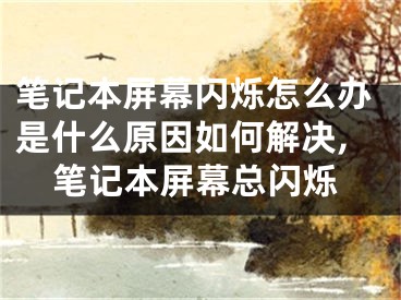 筆記本屏幕閃爍怎么辦是什么原因如何解決,筆記本屏幕總閃爍