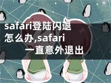 safari登陸閃退怎么辦,safari一直意外退出