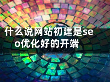 什么說網(wǎng)站初建是seo優(yōu)化好的開端 