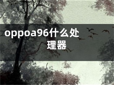 oppoa96什么處理器