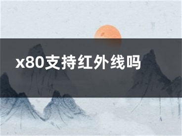 x80支持紅外線嗎