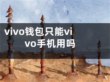 vivo錢包只能vivo手機(jī)用嗎