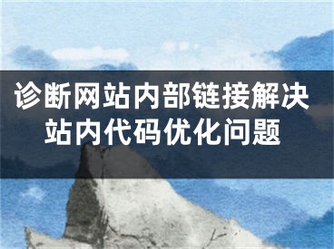 診斷網(wǎng)站內(nèi)部鏈接解決站內(nèi)代碼優(yōu)化問題