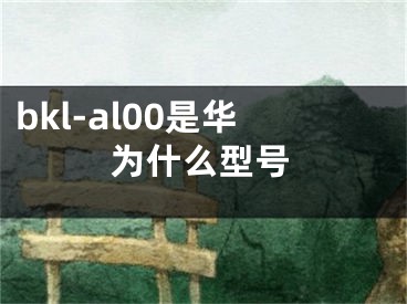 bkl-al00是華為什么型號