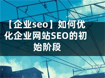 【企業(yè)seo】如何優(yōu)化企業(yè)網(wǎng)站SEO的初始階段 