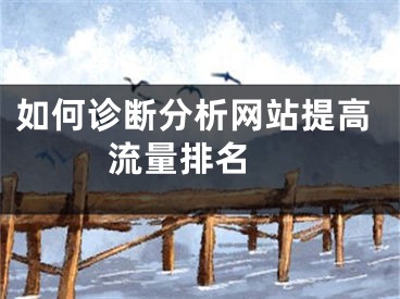 如何診斷分析網(wǎng)站提高流量排名 