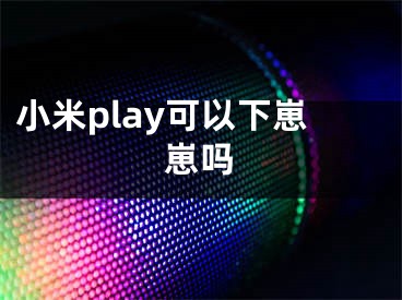 小米play可以下崽崽嗎