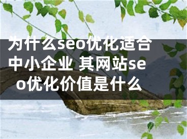 為什么seo優(yōu)化適合中小企業(yè) 其網站seo優(yōu)化價值是什么 