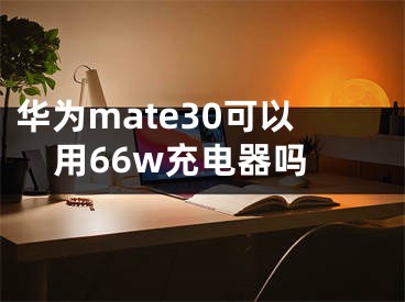 華為mate30可以用66w充電器嗎