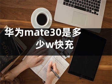 華為mate30是多少w快充