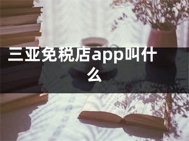 三亞免稅店app叫什么