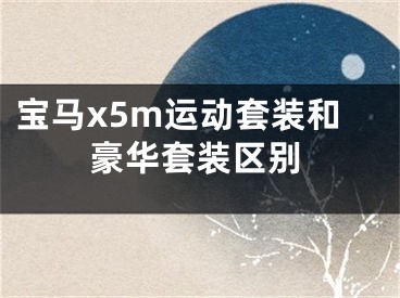 寶馬x5m運(yùn)動(dòng)套裝和豪華套裝區(qū)別