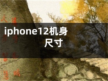 iphone12機(jī)身尺寸