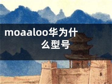 moaaloo華為什么型號(hào)