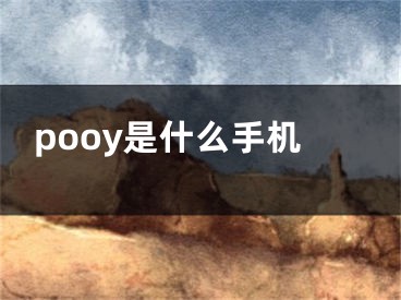 pooy是什么手機