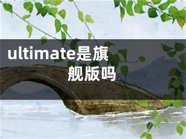 ultimate是旗艦版嗎