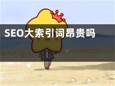 SEO大索引詞昂貴嗎 