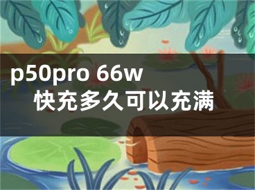 p50pro 66w快充多久可以充滿