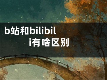 b站和bilibili有啥區(qū)別